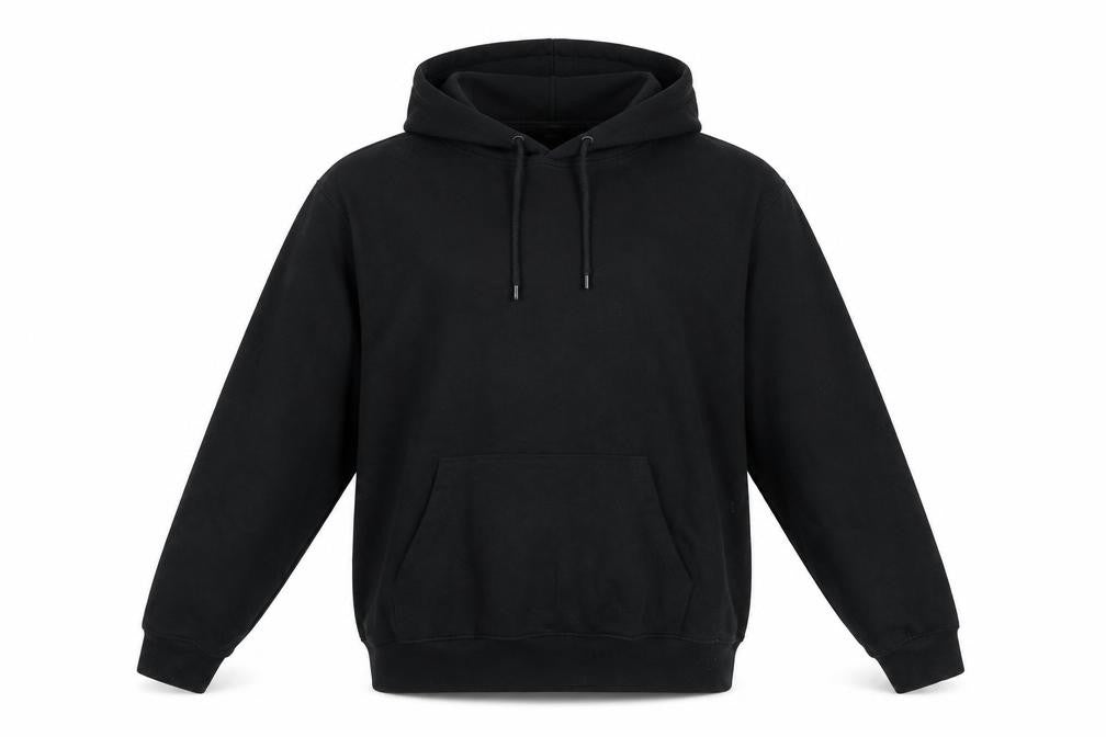 Mens UK Size L H&M Black Pullover Hoodie