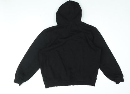 Mens UK Size L H&M Black Pullover Hoodie
