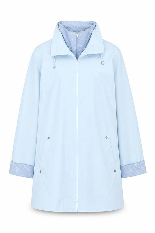 Womens UK Size 16 Klass Blue Overcoat