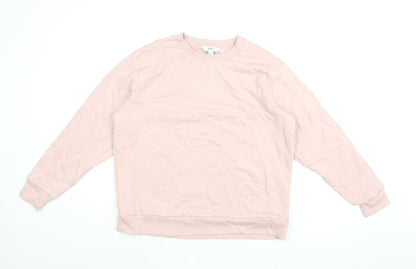 Womens UK Size M Marks and Spencer Pink Pullover Sweatshirt