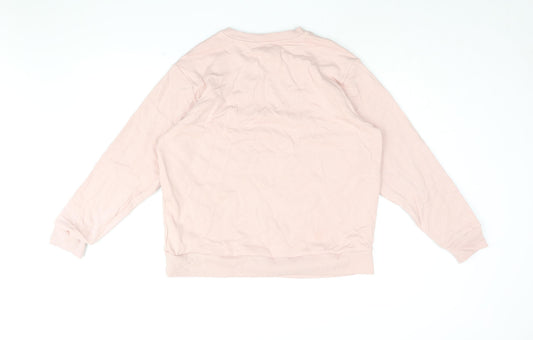 Womens UK Size M Marks and Spencer Pink Pullover Sweatshirt