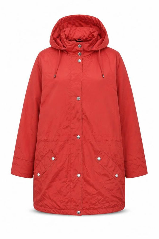 Womens UK Size XL Four Seasons Red Overcoat