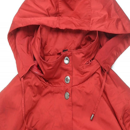 Womens UK Size XL Four Seasons Red Overcoat