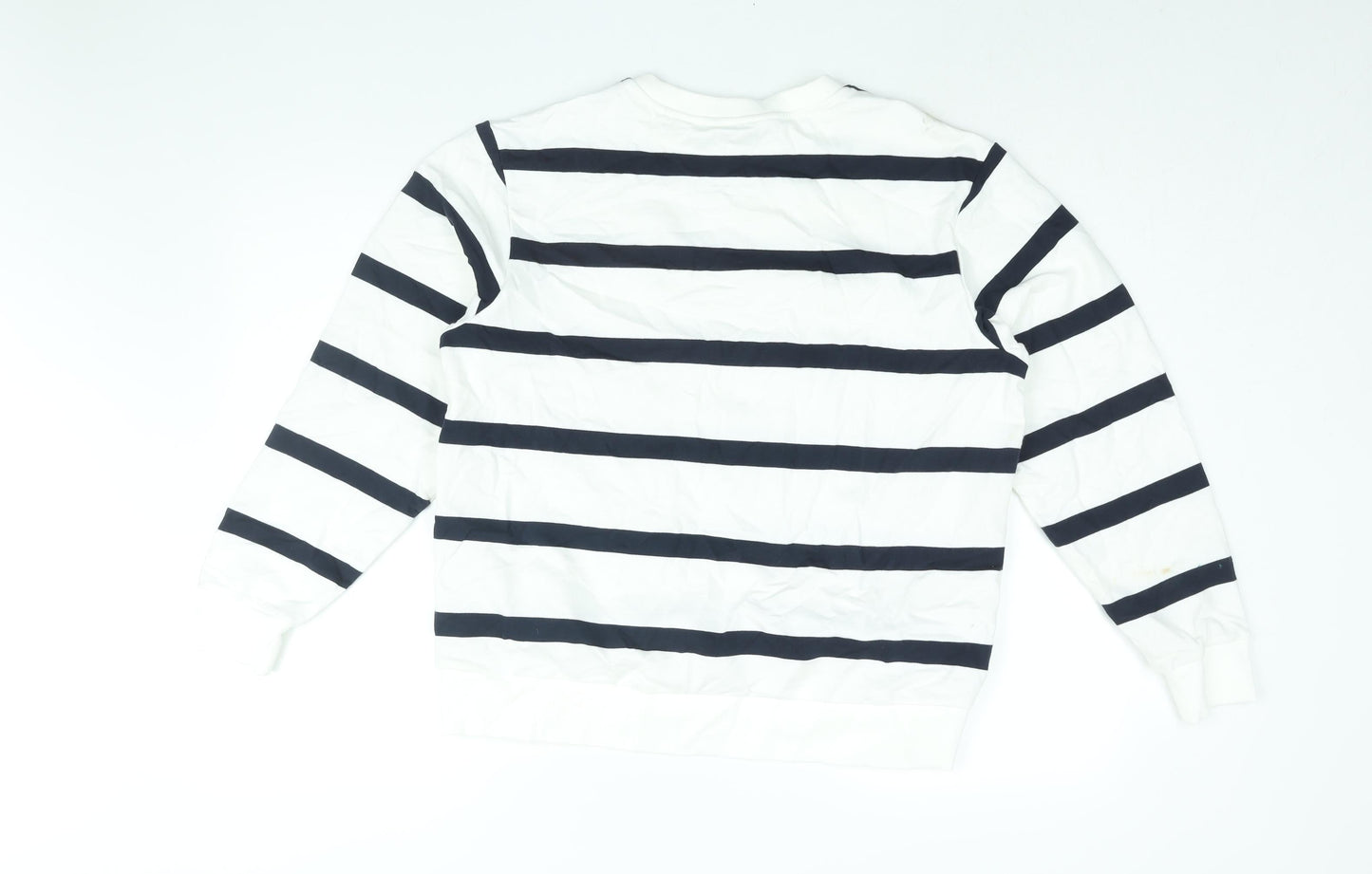 Womens UK Size M Marks and Spencer White Pullover Sweatshirt