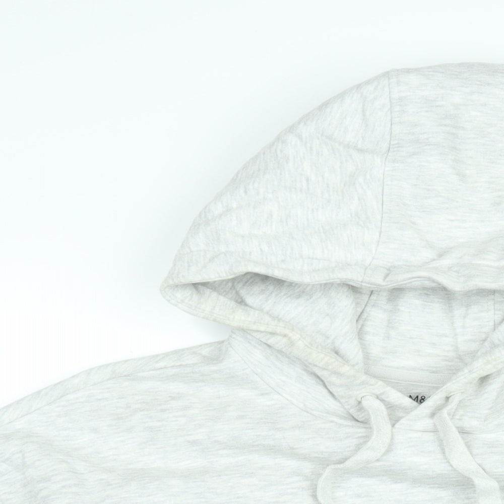Womens UK Size S Marks and Spencer Grey Pullover Hoodie