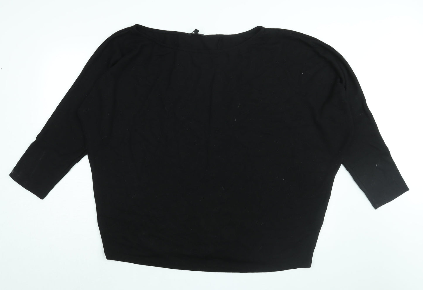 Womens UK Size 22 Friends Like These Black Basic T-Shirt