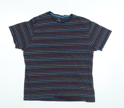 Womens UK Size L Marks and Spencer Blue Basic T-Shirt