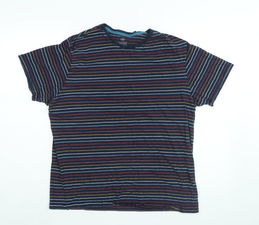 Womens UK Size L Marks and Spencer Blue Basic T-Shirt