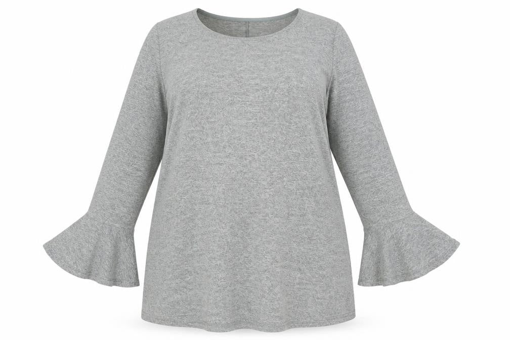 Quiz Womens Grey Polyester Shift Size 16 Round Neck Pullover
