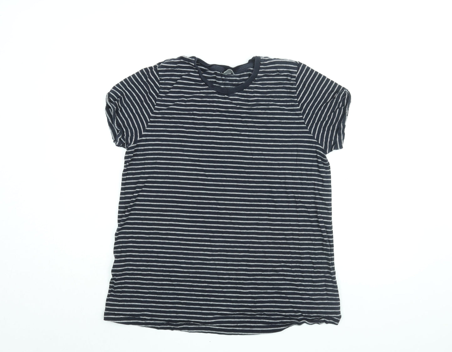 Womens UK Size 12 ASOS Blue Basic T-Shirt