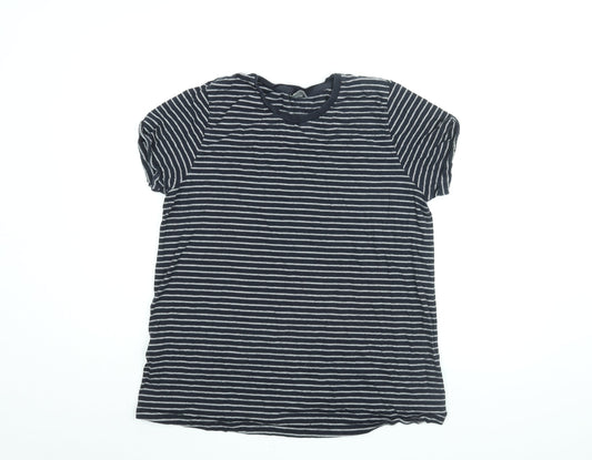 Womens UK Size 12 ASOS Blue Basic T-Shirt