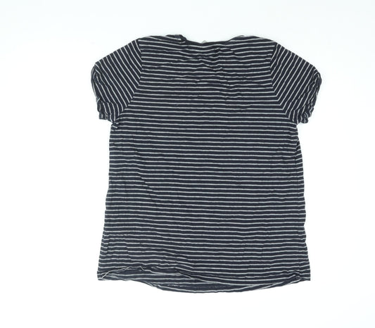 Womens UK Size 12 ASOS Blue Basic T-Shirt