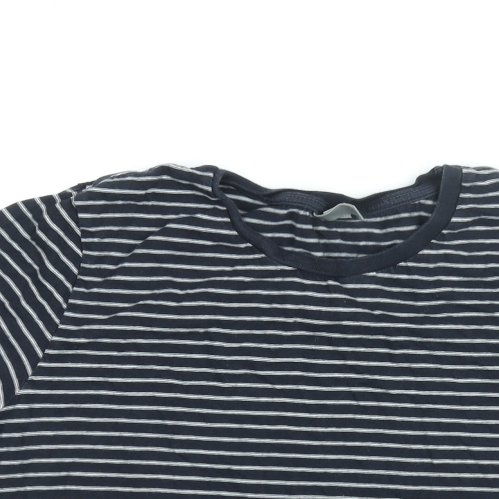 Womens UK Size 12 ASOS Blue Basic T-Shirt
