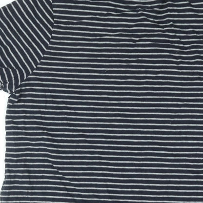 Womens UK Size 12 ASOS Blue Basic T-Shirt