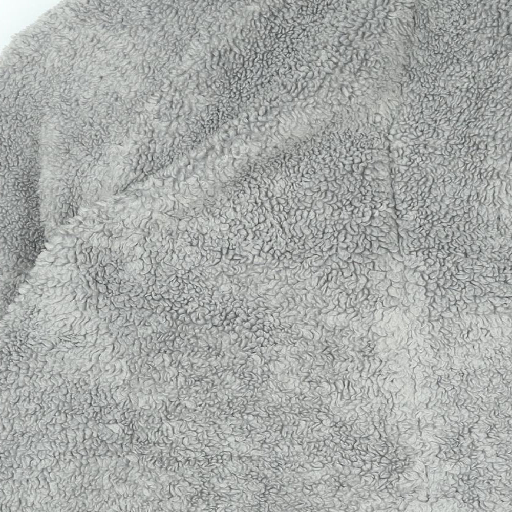 H&M Womens Grey Overcoat Coat Size M Snap