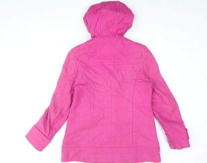Womens UK Size 12 Dorothy Perkins Pink Overcoat