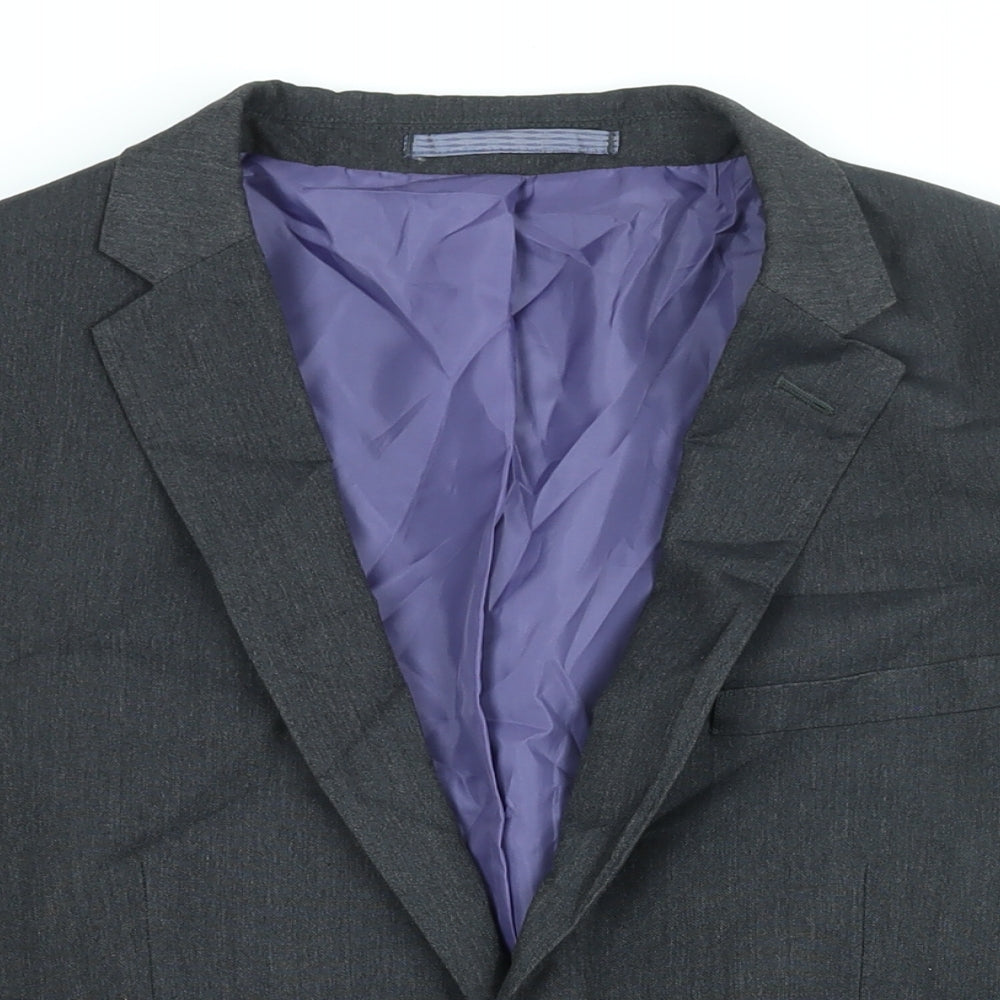 Mens UK Size 40 Marks and Spencer Regular Grey Suit Jacket