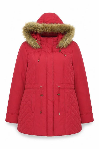 Womens UK Size 18 BHS Red Overcoat