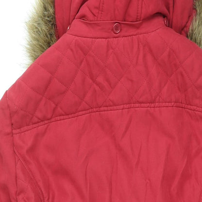 Womens UK Size 18 BHS Red Overcoat