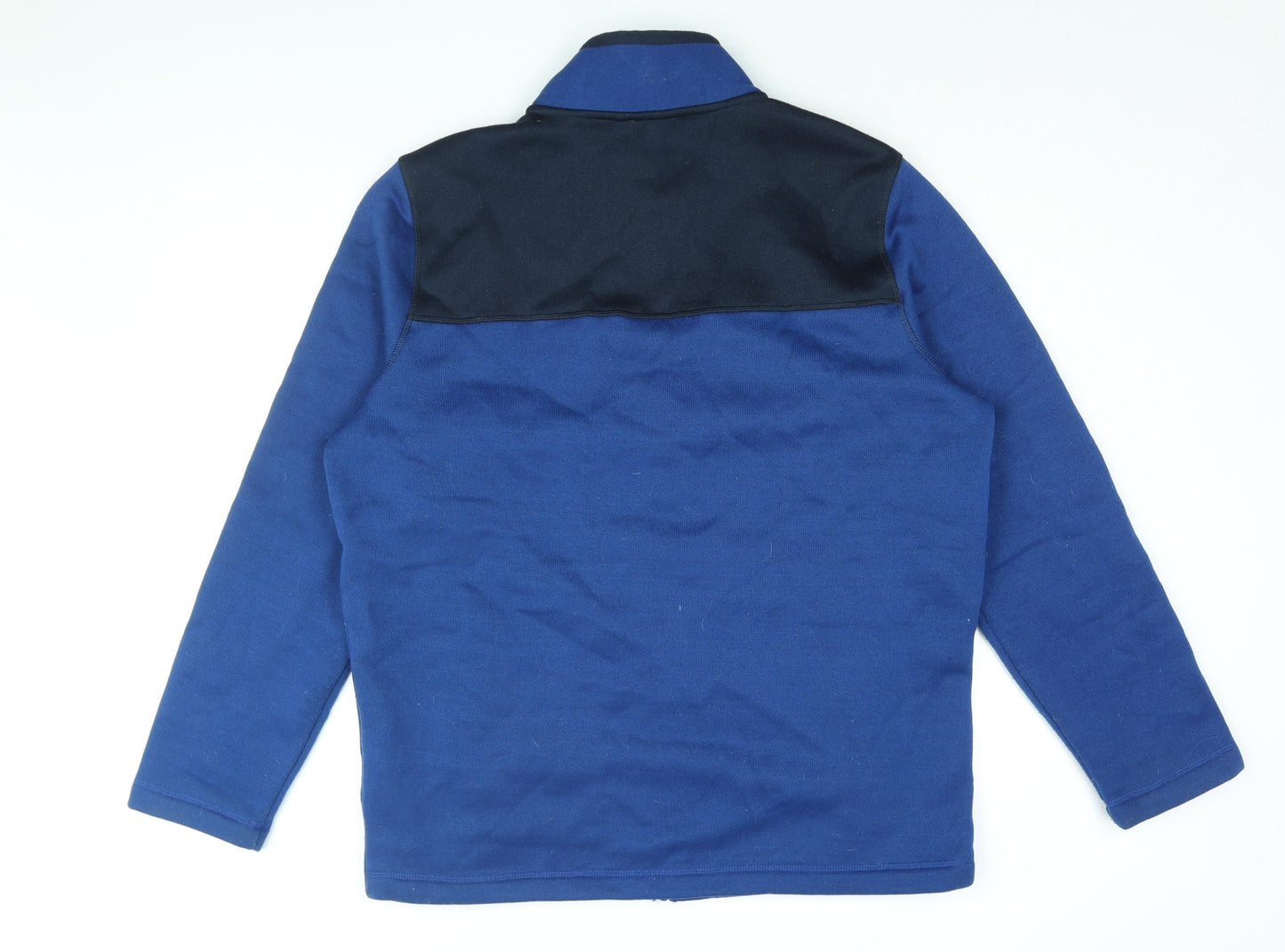 Mens UK Size XL Livergy Blue Full Zip Sweatshirt