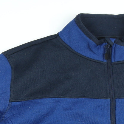 Mens UK Size XL Livergy Blue Full Zip Sweatshirt