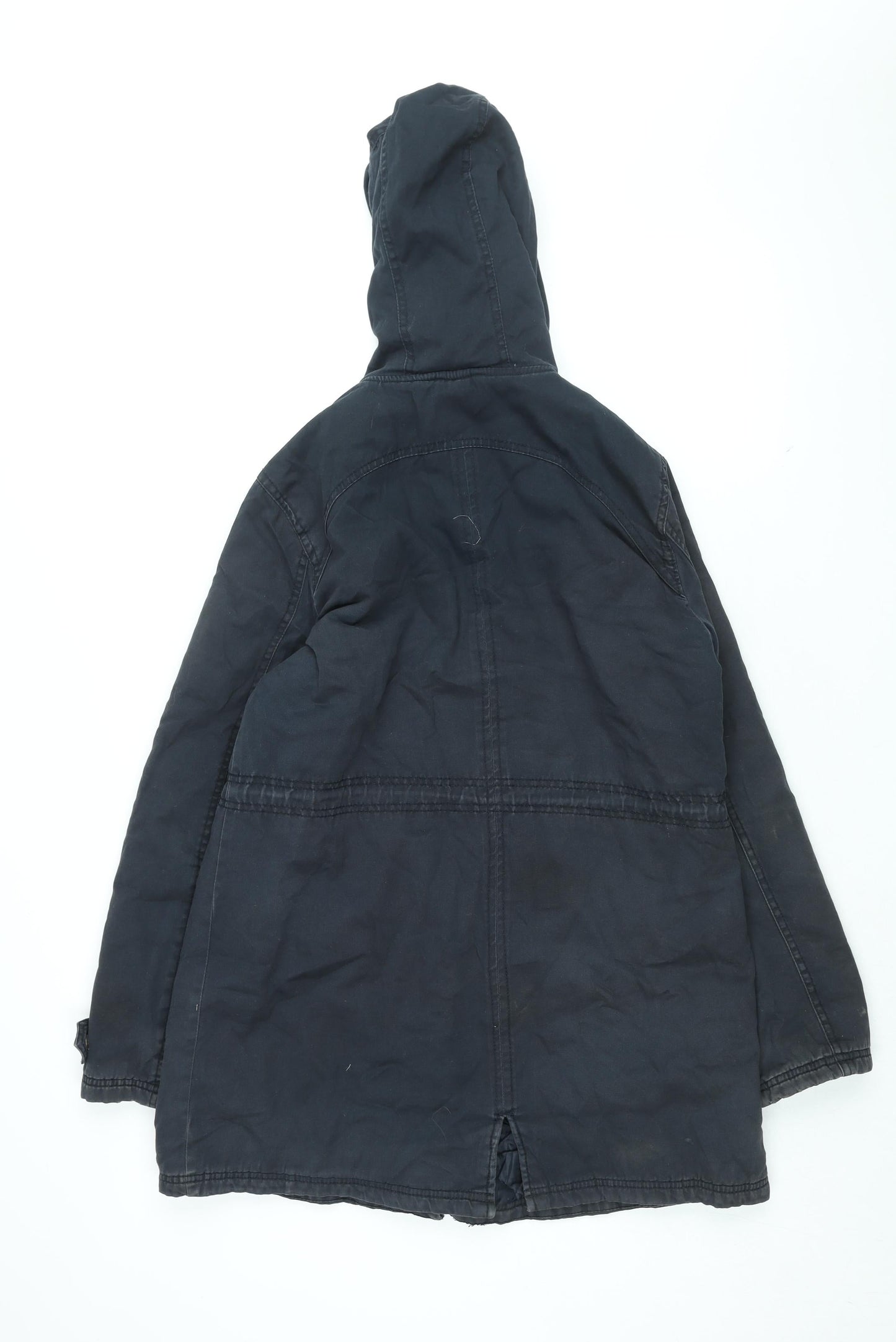 Womens UK Size 12 New Look Blue Overcoat