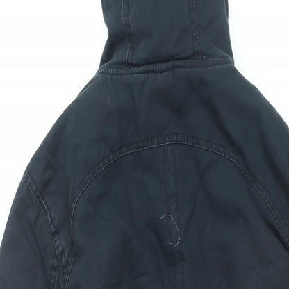 Womens UK Size 12 New Look Blue Overcoat