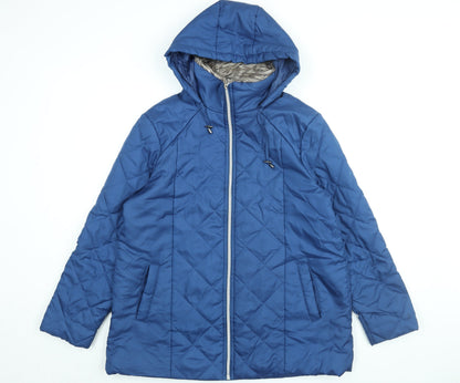 Womens UK Size M Anne De Lancay Blue Jacket