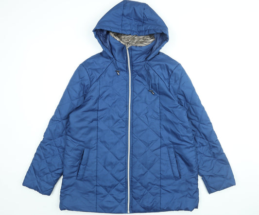Womens UK Size M Anne De Lancay Blue Jacket