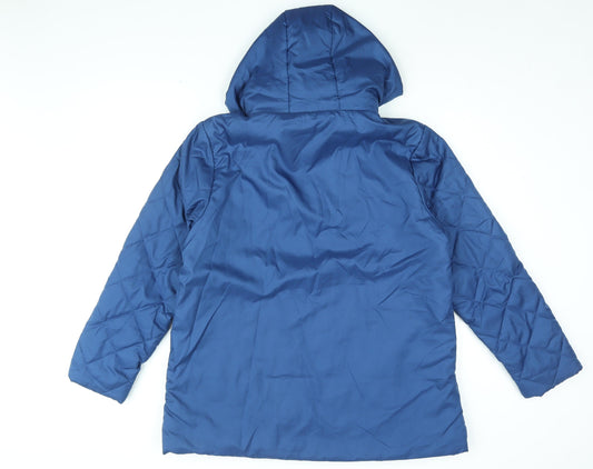 Womens UK Size M Anne De Lancay Blue Jacket