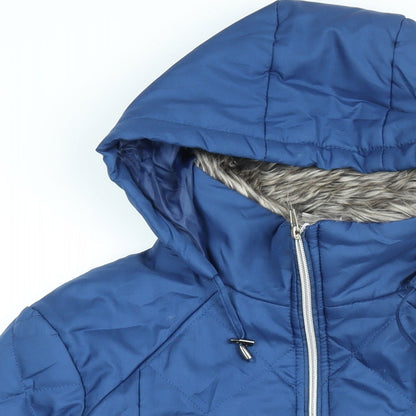 Womens UK Size M Anne De Lancay Blue Jacket
