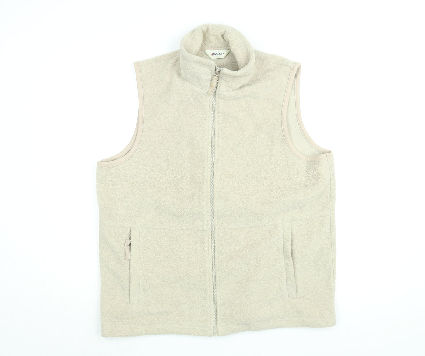 Damart Womens Beige Gilet Jacket Size 16 Zip