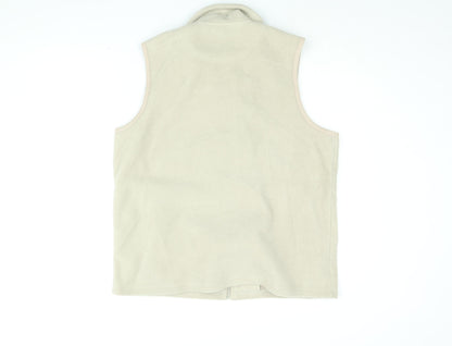 Damart Womens Beige Gilet Jacket Size 16 Zip