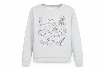 Womens UK Size 14 ASOS Grey Pullover Sweatshirt