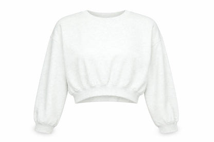 Zara Womens Grey Cotton Pullover Sweatshirt Size L Pullover