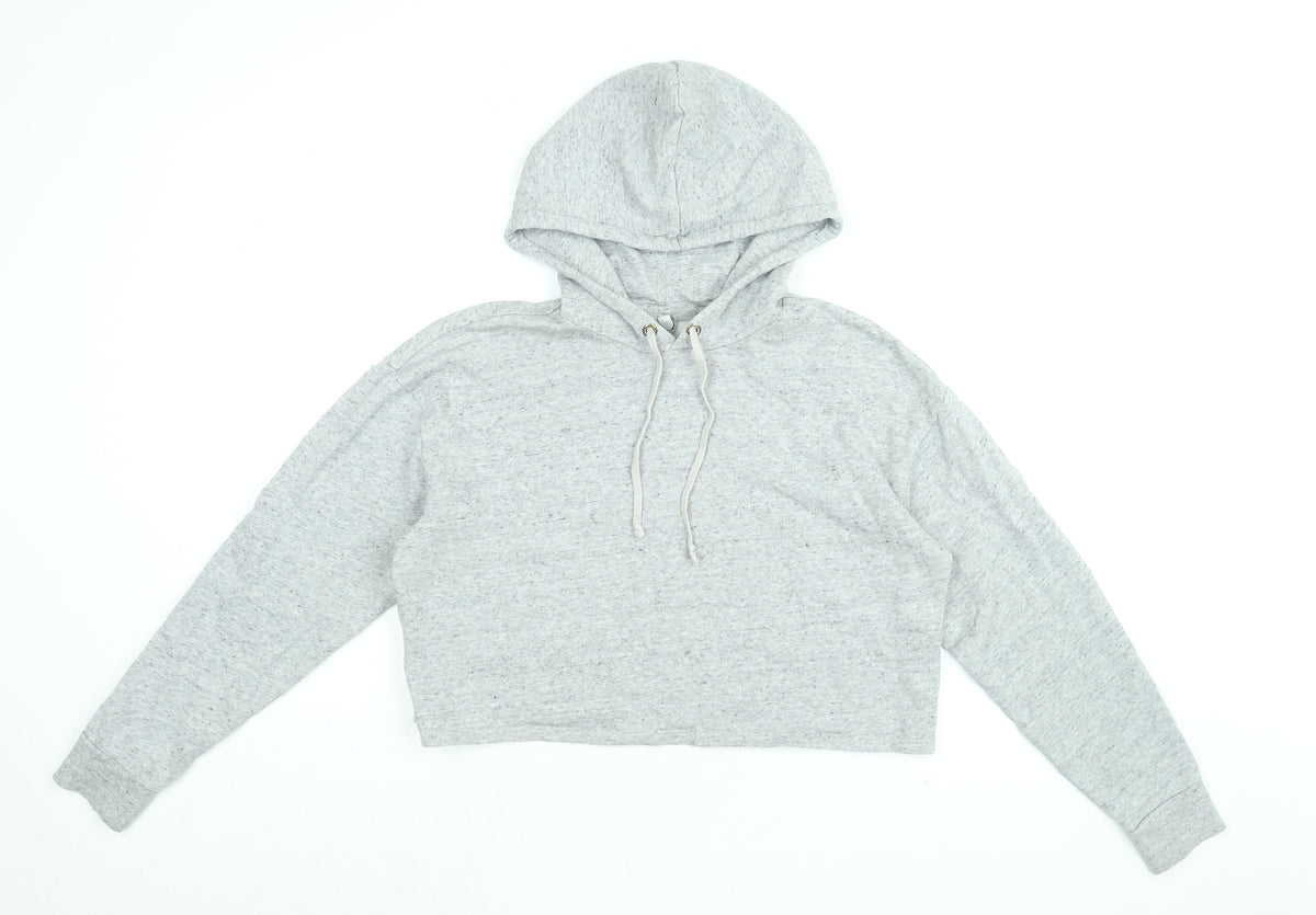 Womens UK Size L H&M Grey Pullover Hoodie