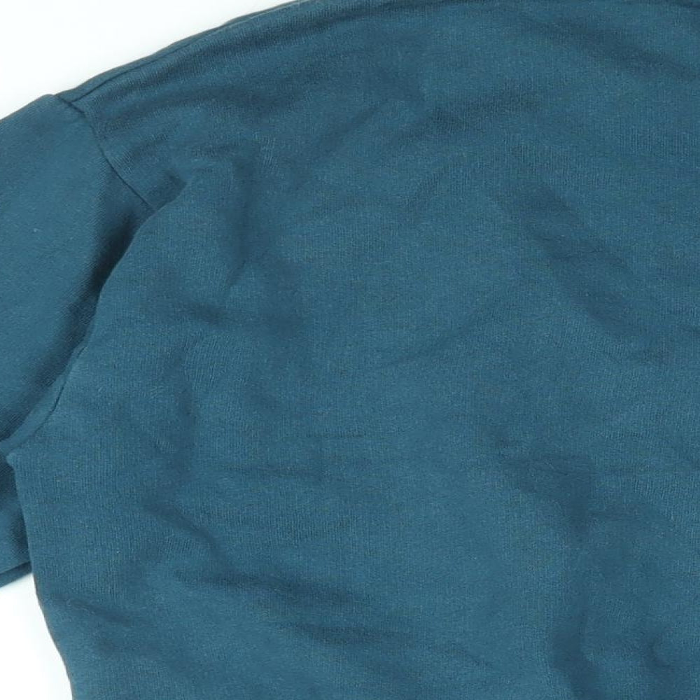 Womens UK Size S Pull&Bear Blue Pullover Sweatshirt