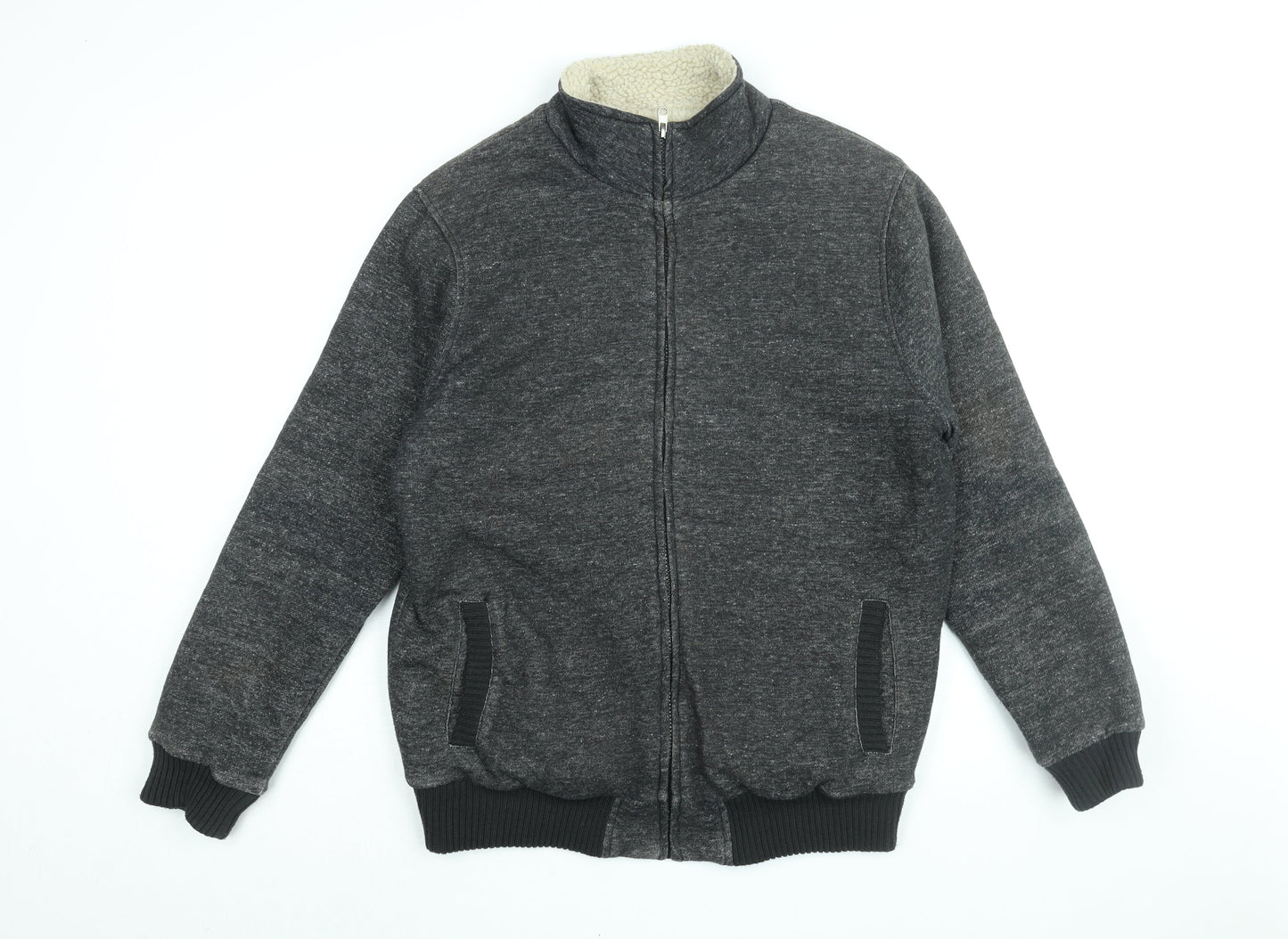Mens UK Size M Sandstone & Co Black Jacket