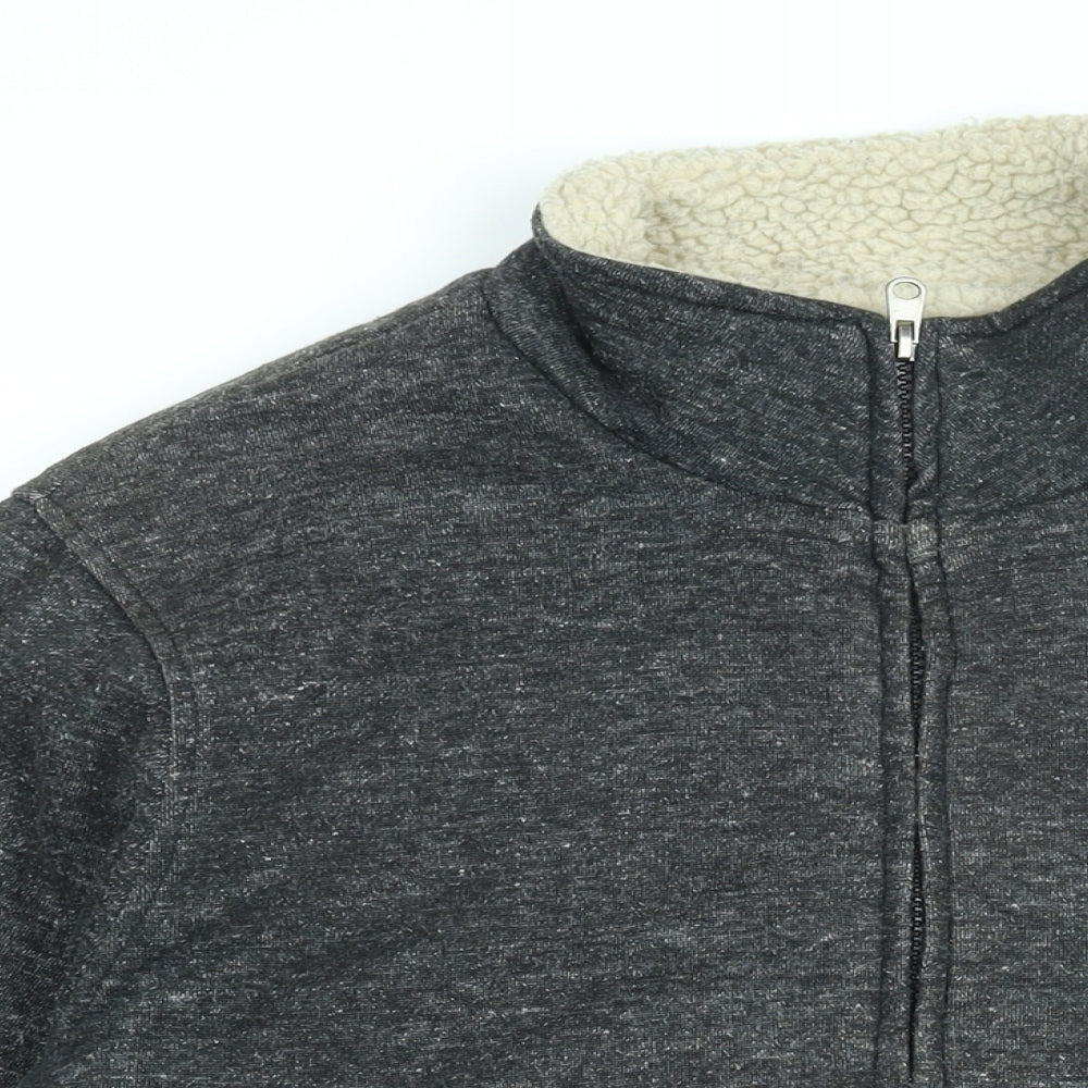 Mens UK Size M Sandstone & Co Black Jacket