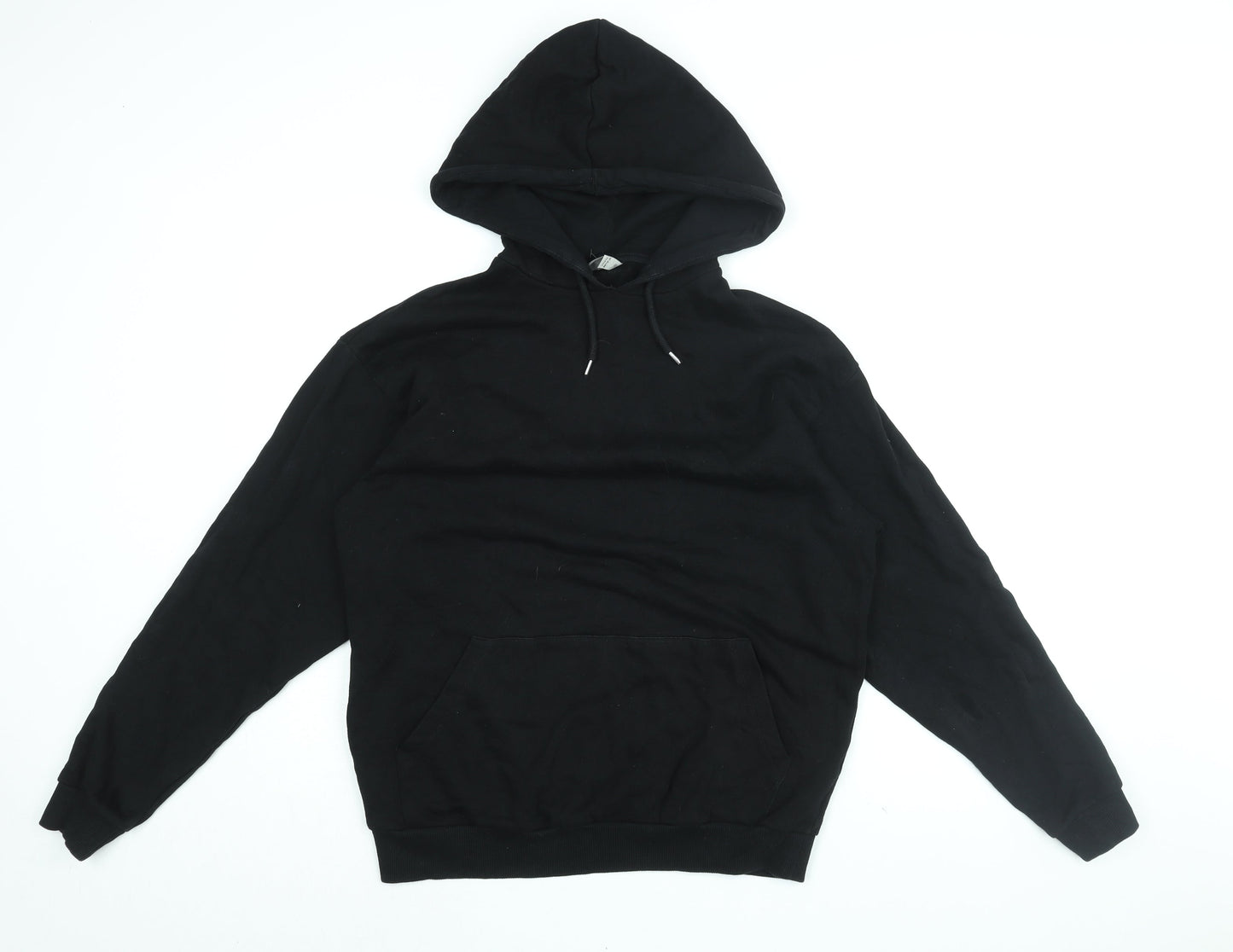 Mens UK Size XS ASOS Black Pullover Hoodie