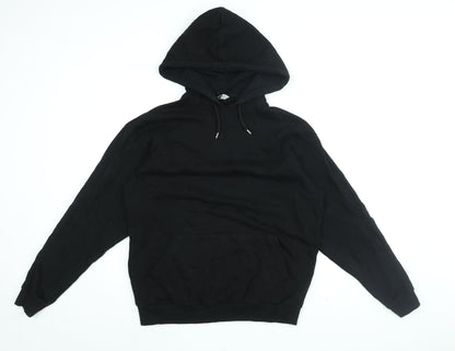 Mens UK Size XS ASOS Black Pullover Hoodie