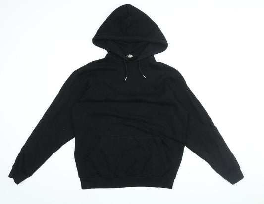 Mens UK Size XS ASOS Black Pullover Hoodie