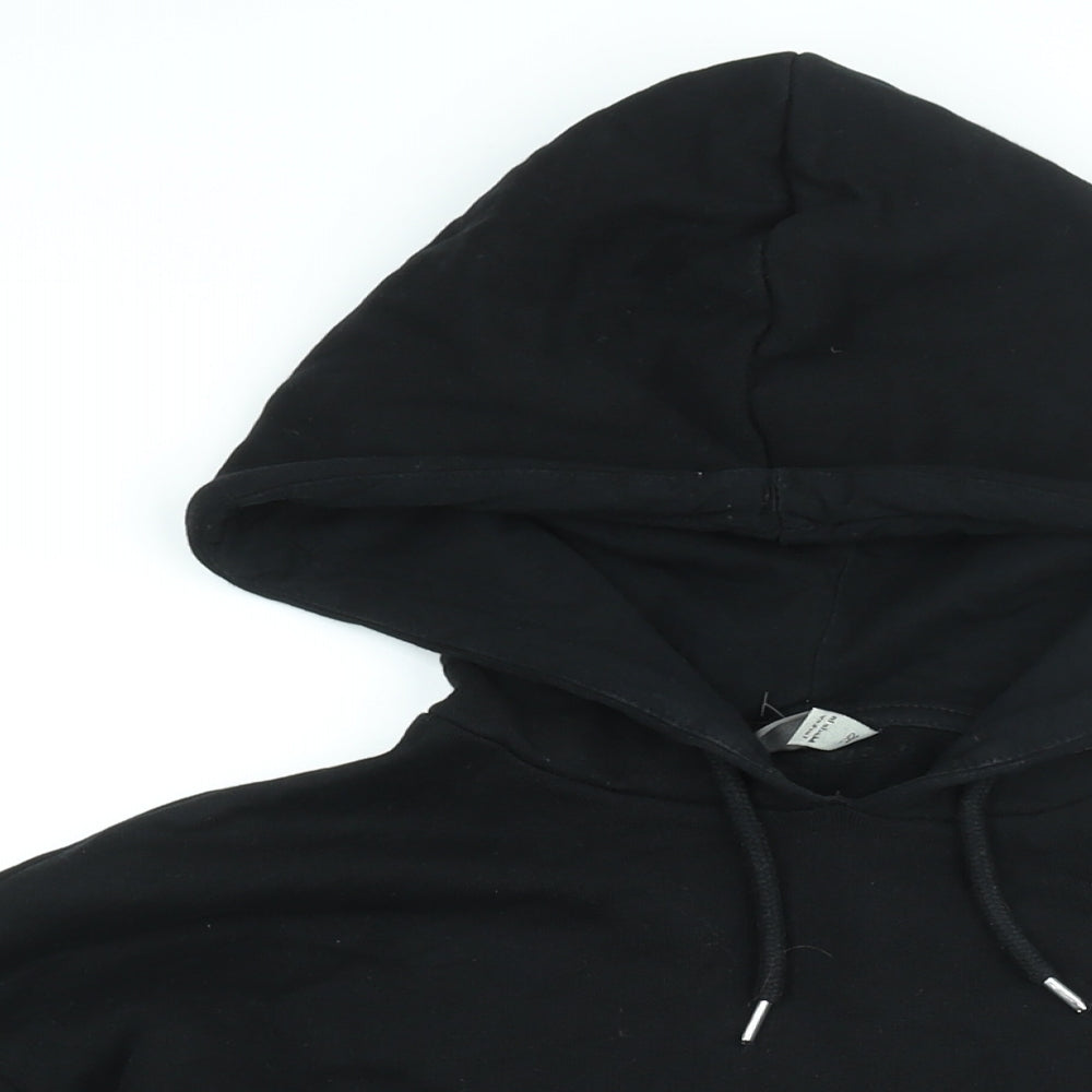 Mens UK Size XS ASOS Black Pullover Hoodie