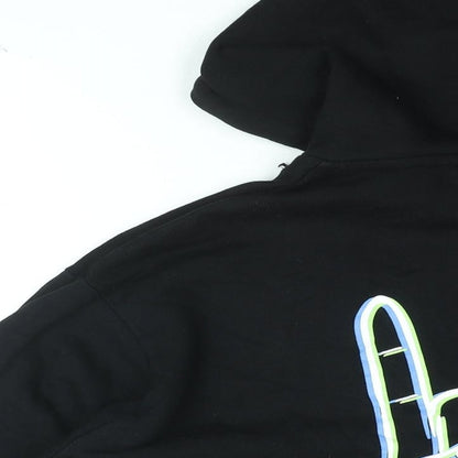 Mens UK Size XS ASOS Black Pullover Hoodie
