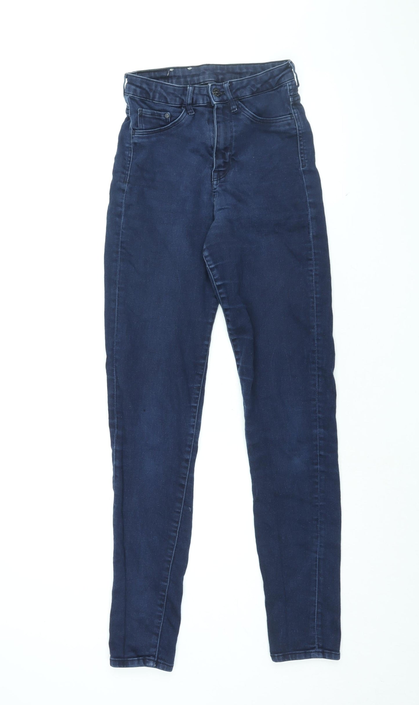 Womens UK Size 28 in H&M  Jegging Blue Leggings