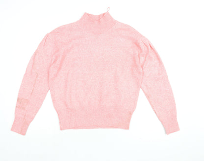 Womens UK Size S Marks and Spencer Pink Pullover Jumper