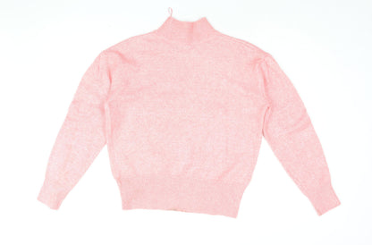 Womens UK Size S Marks and Spencer Pink Pullover Jumper