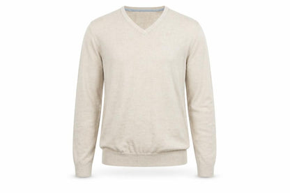 Mens UK Size M Easy Beige Pullover Jumper