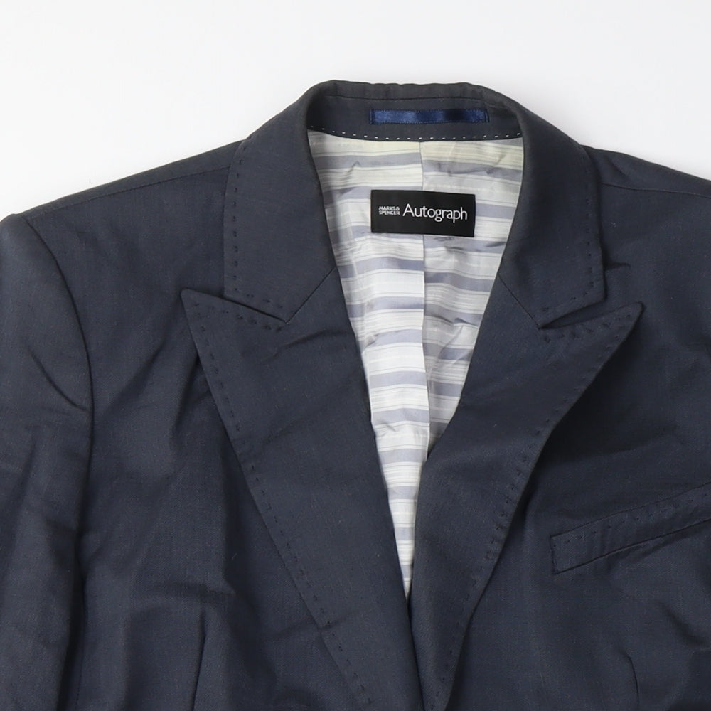 Marks and Spencer Women's Blue Blazer Size M