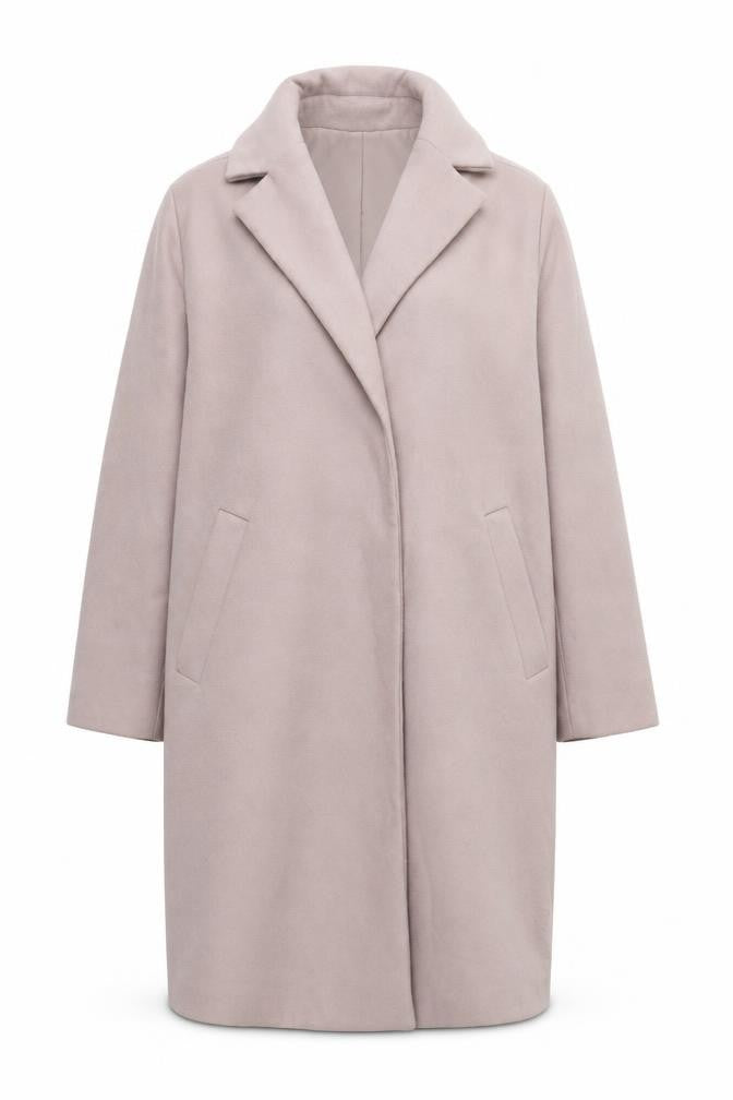 Womens UK Size 10 New Look Beige Overcoat